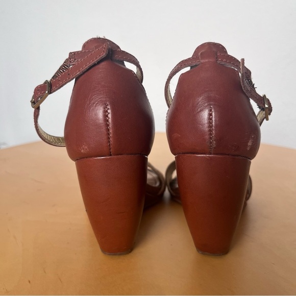 Seychelles Women’s Thyme Wedge Brown Suede Sandal Size 7 - Picture 6 of 9